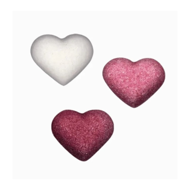 Canasuc, Coeur Tendre - Assorted French Molded Heart Sugars in