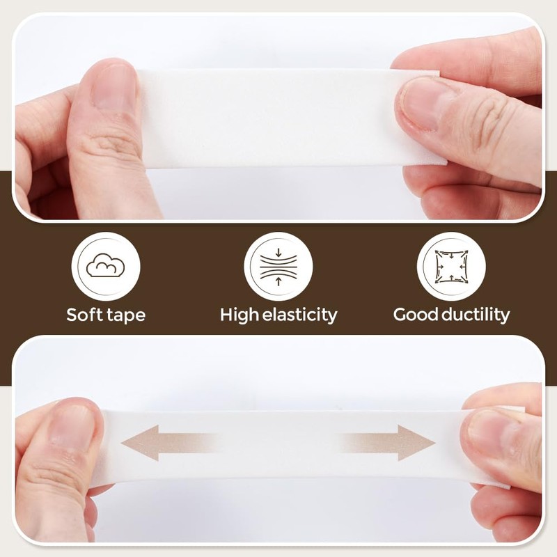 Lunamoon 2 Rolls Eyelash Tape Eyelash Extension Tape Eyelash Tape