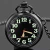 Alwesam Pocket Watch Alloy Hand Wind Mechanical Pocket Watches Men