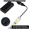 AEDIKO 2pcs 2 AA Battery Holder USB Switch 3V USB