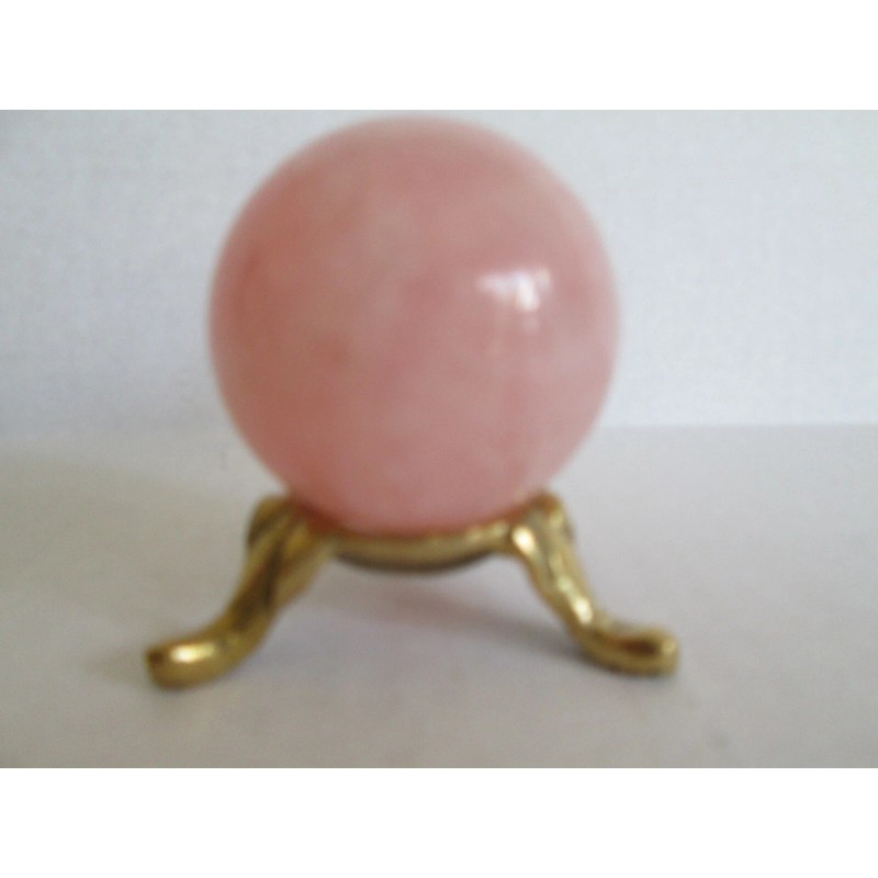 Solid Brass Crystal Gemstone Sphere Holder/Stand/Display