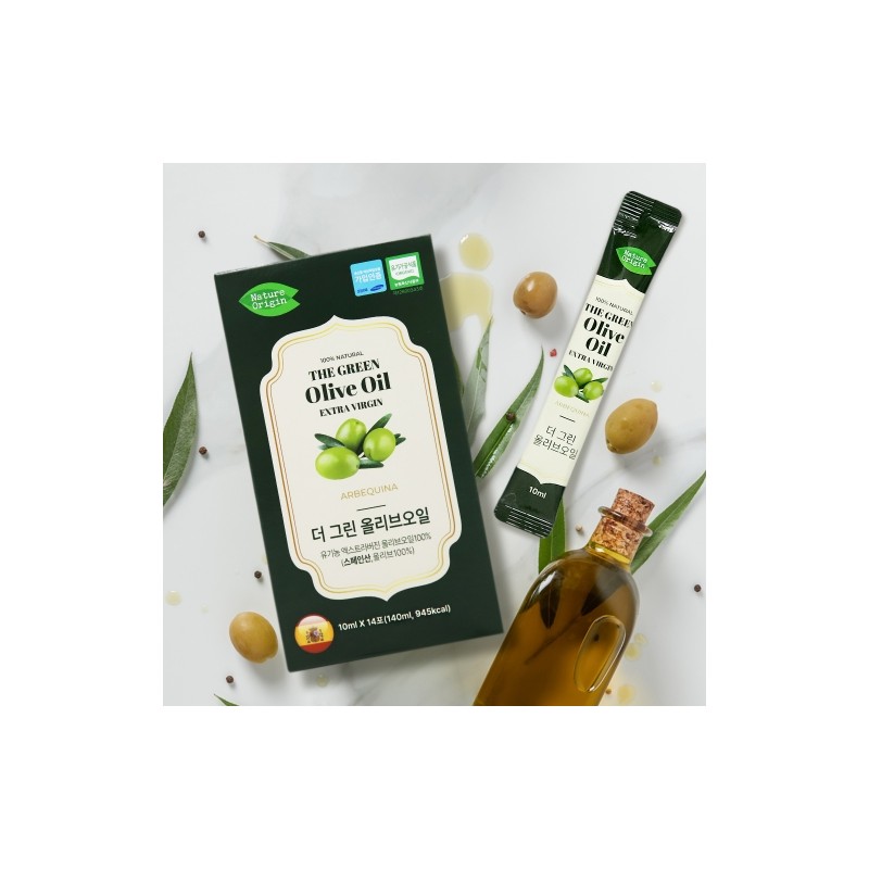 The Green Olive Oil 10ml x 14 Packs / 더