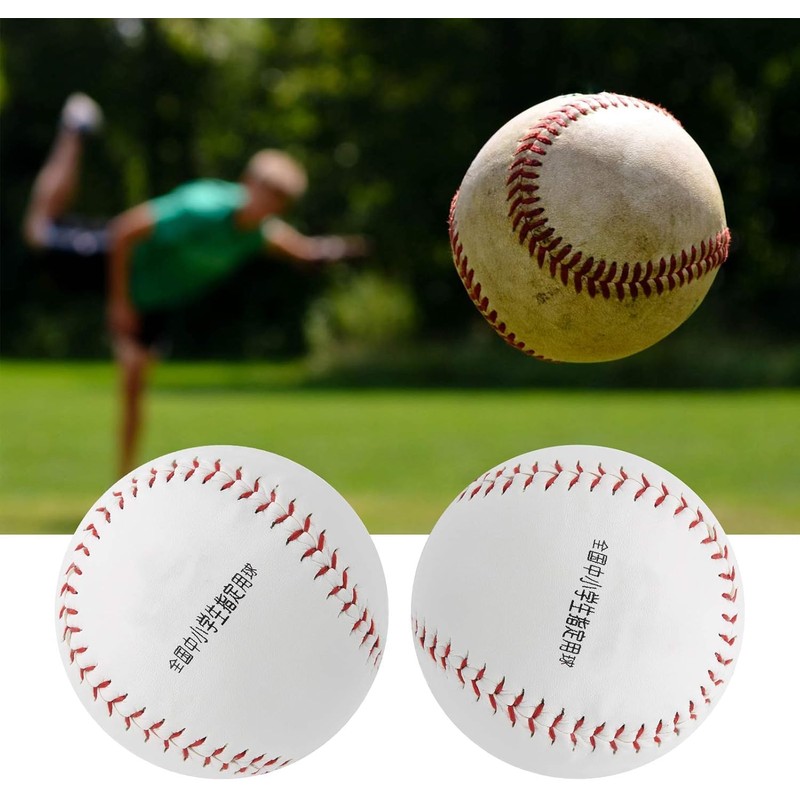 Tefola Softball Ball Training, 2Pcs 12in Softball Hand Sewing Practice