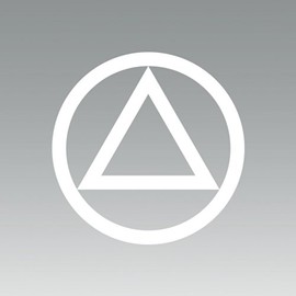 CGF Designs (2X) AA Alcoholics Anonymous Symbol - Sticker - Decal - Die Cut - Self Adhesive