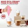 Homexup Handheld Milk Frother 14,000 RPM Drink Mixer Wand with