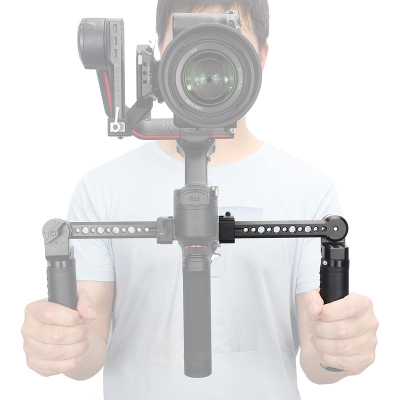 NICEYRIG Side Handle Grip Adjustable Sling Leather Handgrip for DJI