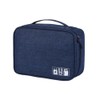 Travel Digital Electronics Accessories Case, Waterproof, Double-Layer, Cable Organizer Bag