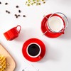 CHILDIKE 2.5oz Espresso Cups Set of 4, Small Stackable Coffee
