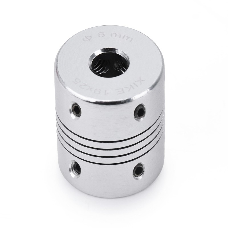 XIKE 1PC 3mm to 6mm Shaft Coupling 25mm Length 19mm