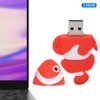 Cartoon U Disk Red Clownfish Appearance High Speed Bulk Storage