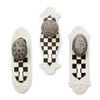 MACKENZIE-CHILDS Courtly Door Knob Hooks, Set of 3