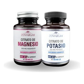 Citrato De Potasio Y De Magnesio De 90 Caps C/u Zen Natura Sin Sabor