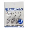 COREMAN(コアマン) ジグヘッド ADH-01 アルカリダートヘッド #001 アンペイント 13g.