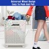 Collapsible Laundry Baskets, Laundry Basket with Wheels, Large Rolling Laundry