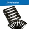 250 Filing Strips Black Plastic 10 Bundles of 25 Pieces