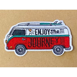 VW Microbus  Enjoy The Journey Volkswagen Bus~ Embroidered Patch  ~ Iron On