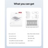 SooPii Premium 6-Port USB Charging Station Organizer for Multiple Devices,