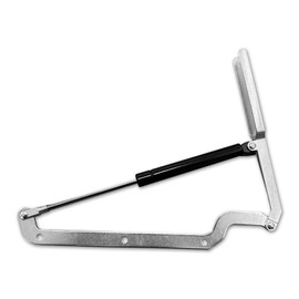 RENGCHONG Deck Box Hinge Replacement for Devoko 120/230 Gallon, Silvery, Metal, Polished, Lid Mount