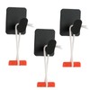 MeetRade Wall Hooks for Hanging: Black Coat Hooks 3PACK Adhesive