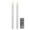 CozierGlow Flameless Taper Candles Flickering with Remote and Timer, 3D