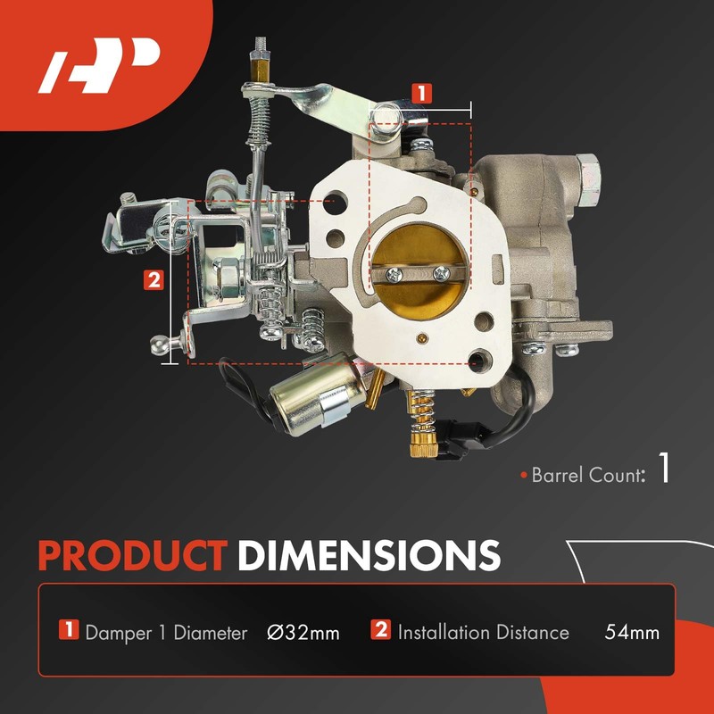 A-Premium 1 Barrel Carburetor Compatible with Daihatsu Hijet S80 S81