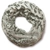 styleBREAKER leopard print scarf loop tube 01017009, color:grey