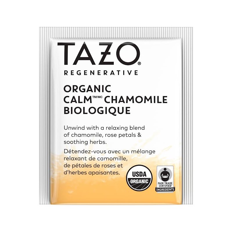 TAZO Organic Black Tea, (Awake, Chai, Zen, Calm, Mint, Earl