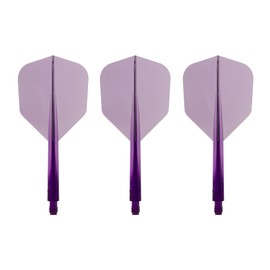 Condor Axe Neon Dart Flights Small Purple (Long)