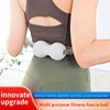 Fitness Peanut Massage Ball,Silicone Material,with Pull Rope,Fascia Ball,Double Lacrosse Massage