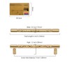 Coinkoly 10-Pack 5 Inch(128MM) Hole Center Champagne Bronze Cabinet Pulls,