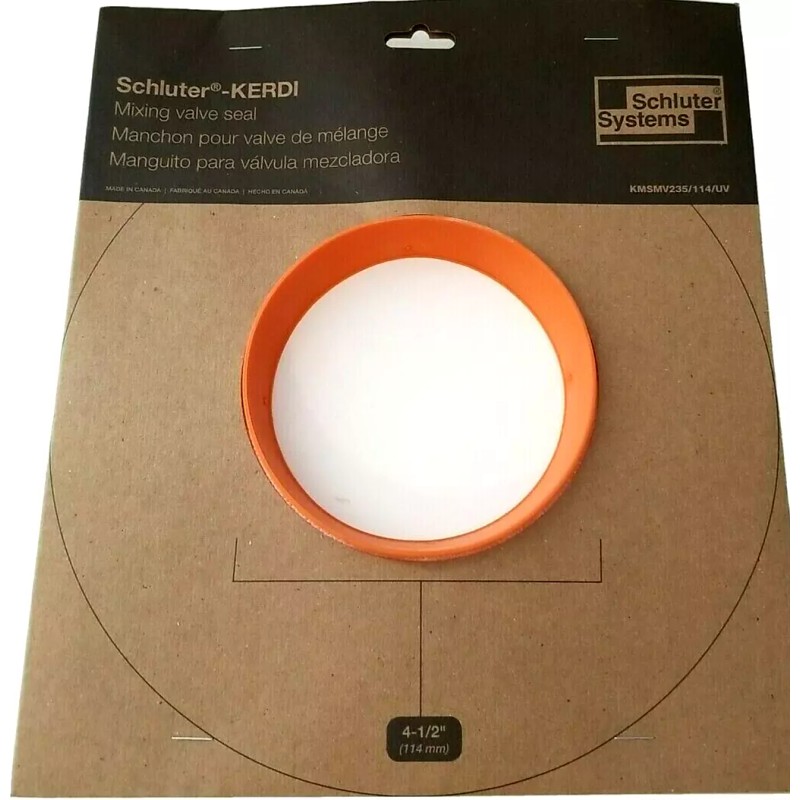 Schlüter Schluter KERDI 4.5" Mixing Valve Seal TUB/SHOWER