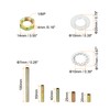 PATIKIL 1/8IP Thread 5 Size Lamp Cable Kit with Lock