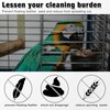 Shappy Extra Large Adjustable Bird Cage Cover Seeds Feather Catcher