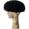 Tupé afro rizado de 20 x 25 cm con base