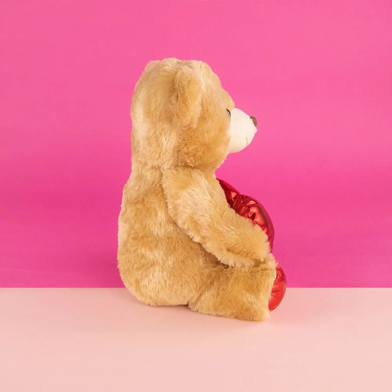 Oso Osito Clásico De San Valentín Corazón Pelucheria