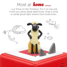tonies Shaun the Sheep Audio Character - for ages 3+, for use with Toniebox (Sold Separately)