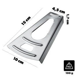 KADAX Metal Bottle and Jar Opener Bottle Opener Screw Cap Jar Opener for Seniors Screw Cap Opener Multipurpose Opener (15cm)