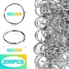 KornaDoz 200 Pcs 1 Inch (25mm) Heavy Duty Metal Split