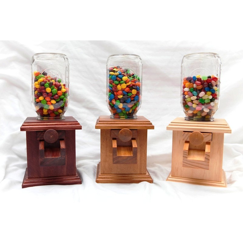 Handcrafted Wood Candy Dispenser - 1 PCS - Great for