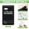 HAOWANWW 5 Pcs Waterproof Notepad Pen Set Waterproof Notebook Mini