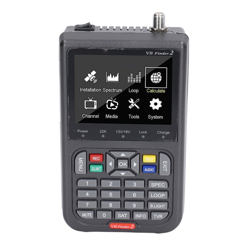 Digital Satellite Finder LCD Screen Handheld Satellite Signal Meter Detection