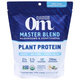 Om - Protein Powder Vanilla Organic - 18.27 oz