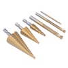 Step Drill Bits Serrated Spiral Bits High Speed Steel Woodworking
