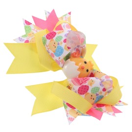 FOMIYES Easter Hair Clips for Girls Cute Bunny Bow Hairpins Non- Duckbill Clips for Boys and Girls for Easter Parties and Birthdays Fun Hair Accessories