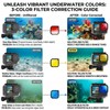 Honghauth 60m/196ft Waterproof Case for Gopro Hero 13/12/11/10/9 Black Action