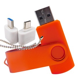 1GB USB Flash Drive (Orange)