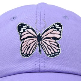 Dalix - Gorro de mujer con diseño de mariposas, color rosa, Lavanda, AdjusMesa