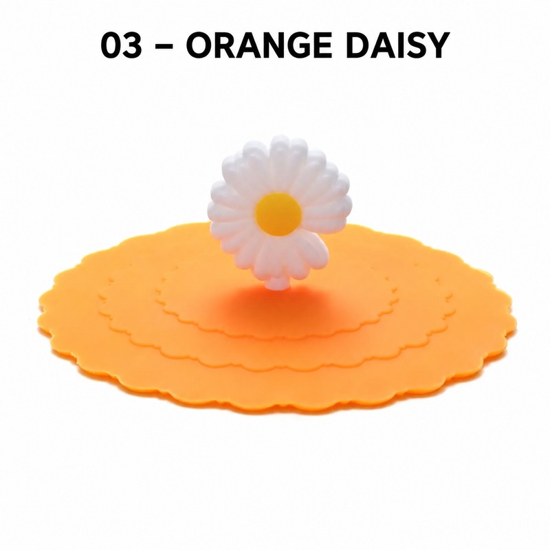 10cm Silicone Cup Cover for Drinks – Heat-Resistant Dustproof Suction