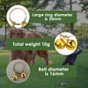 HEJINYUN 3 Pack Extra Loud Cat Bells for Collars |
