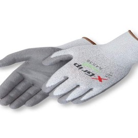 Liberty Glove & Safety A4938L X-Grip Polyurethane Palm Coated Glove with 13-Gauge Wooltran Polyester Shell, Cut Resistant, Large, Gray (Pack of 12)